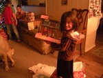 Essie likes to play dollhouse